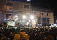 تجمع شبانه مردم خلخال در بیعت با ولی امر مسلمین