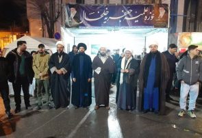 حضور دلی طلاب حوزه علمیه جعفریه در پذیرایی از عزاداران امام شهید