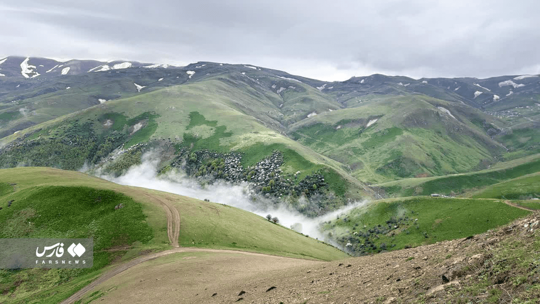 زیبایی خلقت درجاده خلخال به اسالم