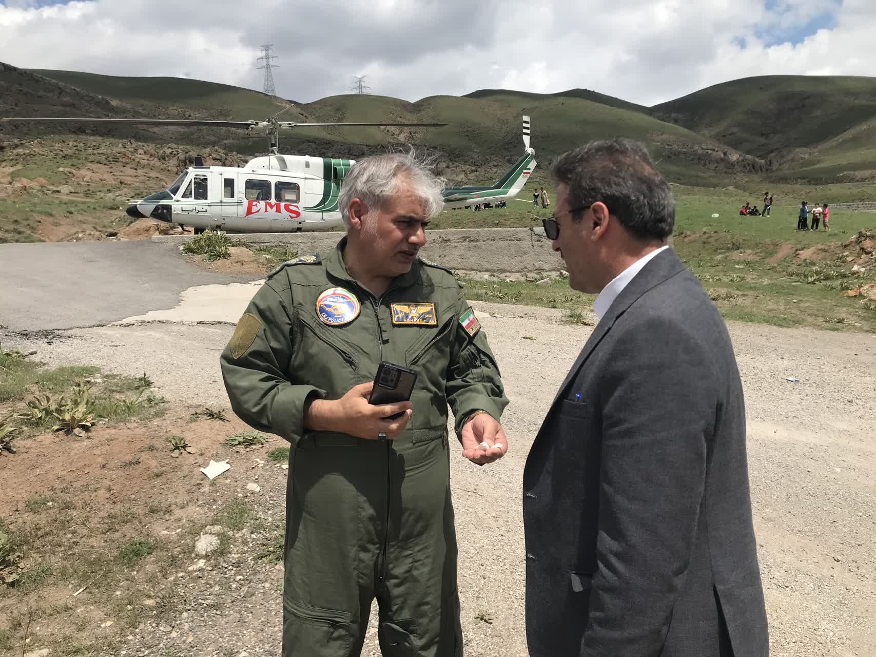 تیم پایش هوایی به روستای نمهیل اعزام شد