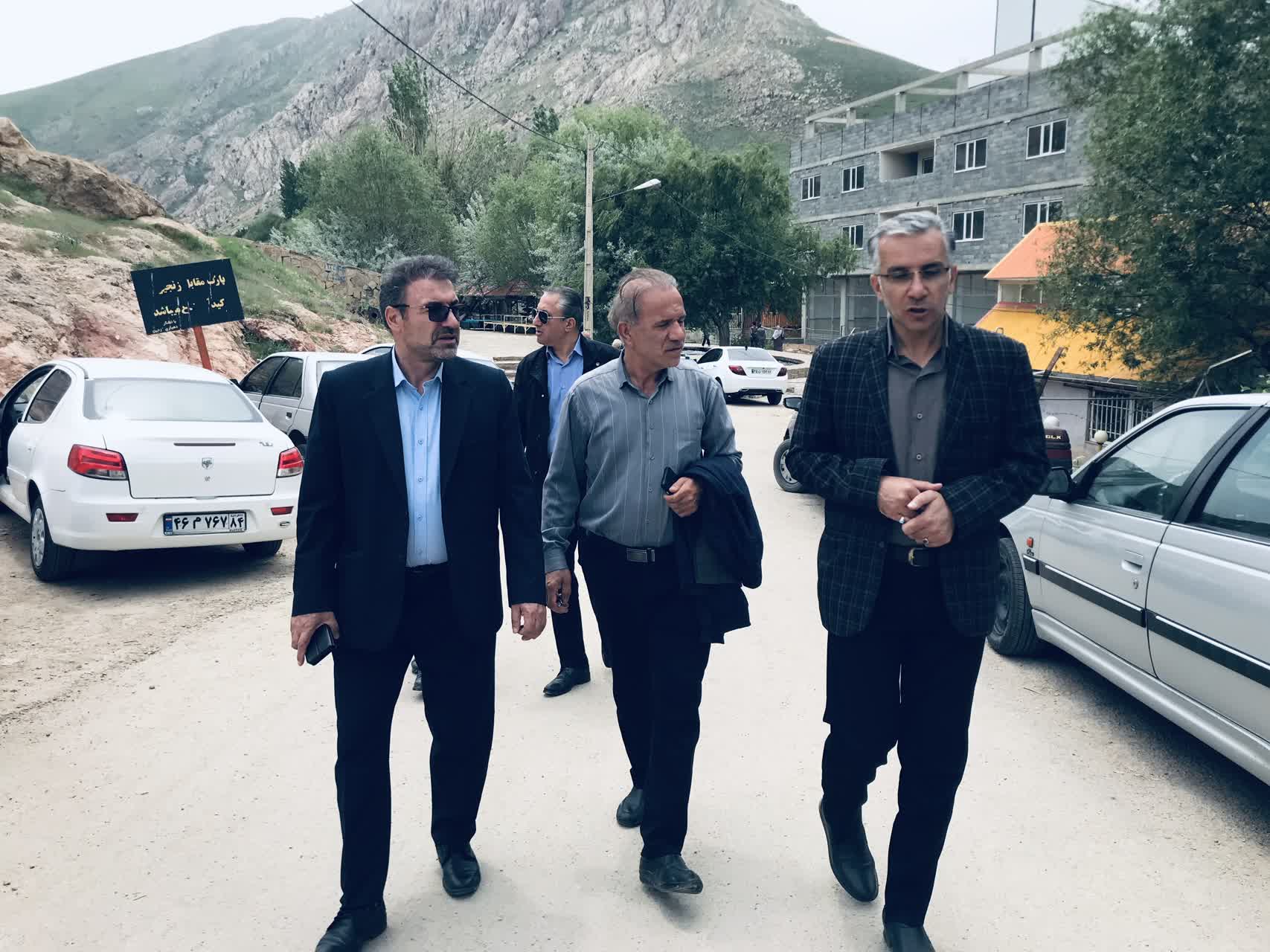بازدید فرماندار خلخال از منطقه گردشگری ازناو خلخال